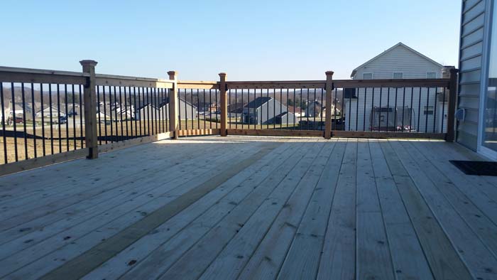 Wood deck design 14